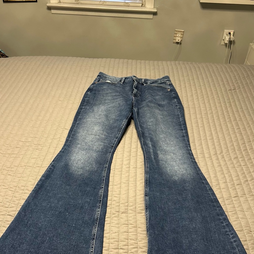 Forever 21 Blue Flare Jeans